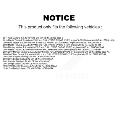 Courroie d'entraînement accessoire pour Ford Escape Mazda hommage Chrysler Sebring Mustang