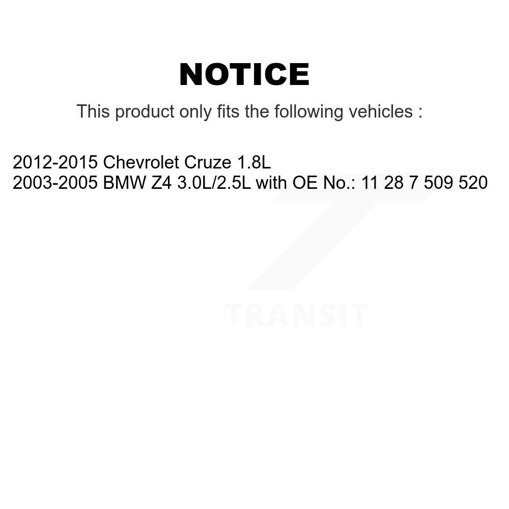Courroie d'entraînement accessoire pour Chevrolet Cruze BMW Z4 BAN-6PK1450