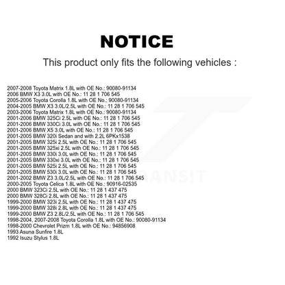 Courroie d'entraînement accessoire pour Toyota Corolla Matrix BMW X5 X3 330Ci Celica 325i 325C