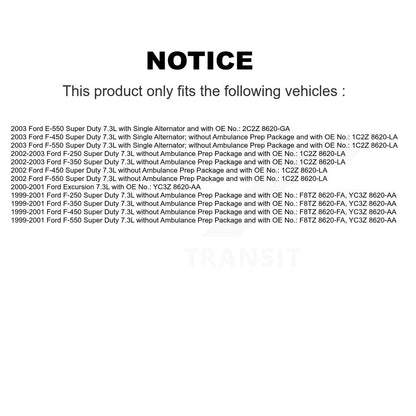 Courroie d'entraînement accessoire pour Ford F-350 Super Duty F-250 Excursion E-550 F-450 F-55