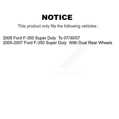 Plaquettes de frein à disque arrière en céramique pour Ford F-350 Super Duty CMX-D1067