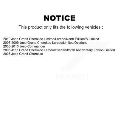 Plaquettes de frein à disque en céramique avant pour Jeep Grand Cherokee Commander CMX-D1080