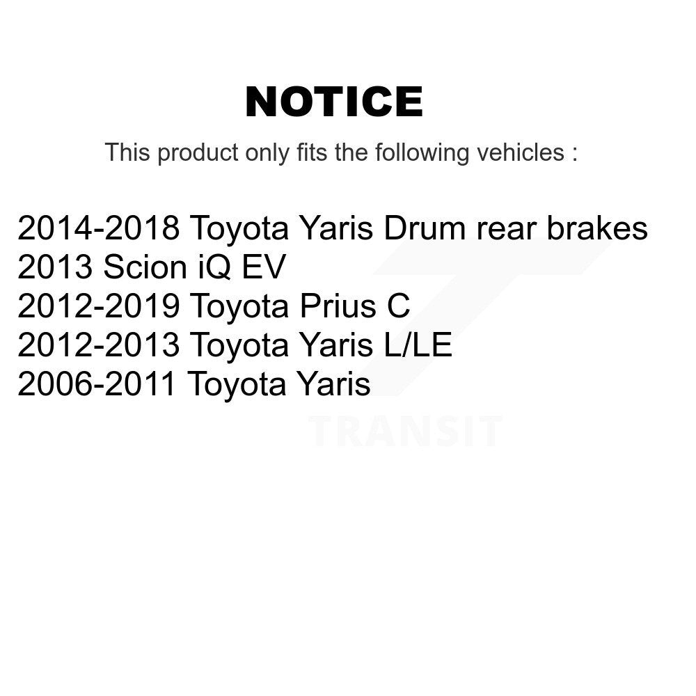 Plaquettes de frein à disque avant en céramique, pour Toyota Yaris Prius C Scion iQ CMX-D1184