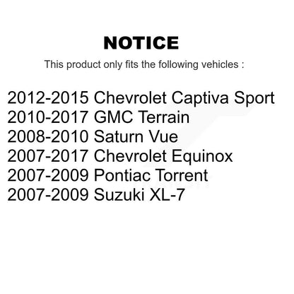 Plaquettes de frein à disque arrière en céramique, pour Chevrolet Equinox GMC Terrain Pontiac Torrent