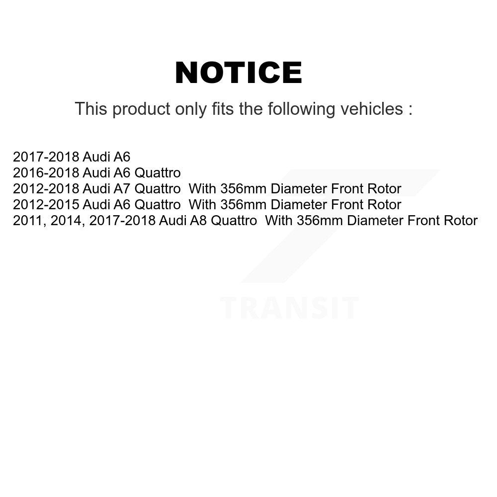 Plaquettes de frein à disque avant en céramique, pour Audi A6 Quattro A7 A8 CMX-D1549