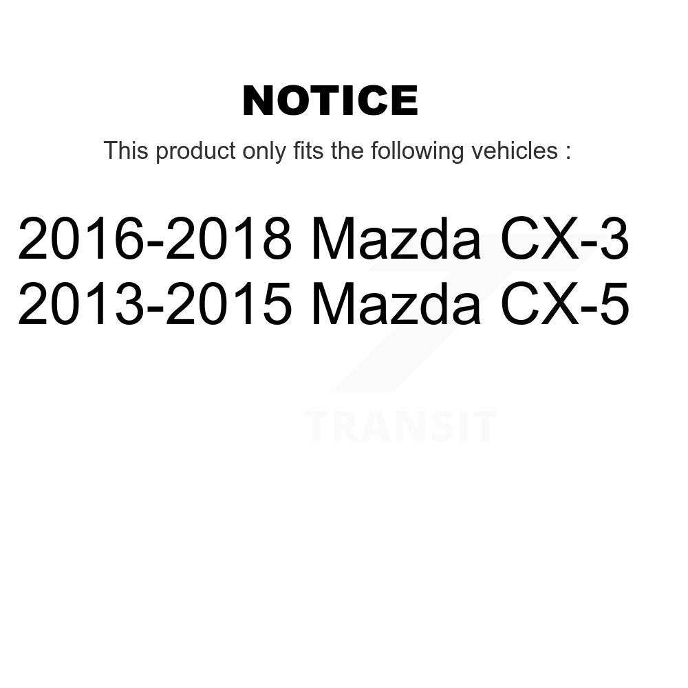 Plaquettes de frein à disque arrière en céramique, pour Mazda CX-5 CX-3 CMX-D1624