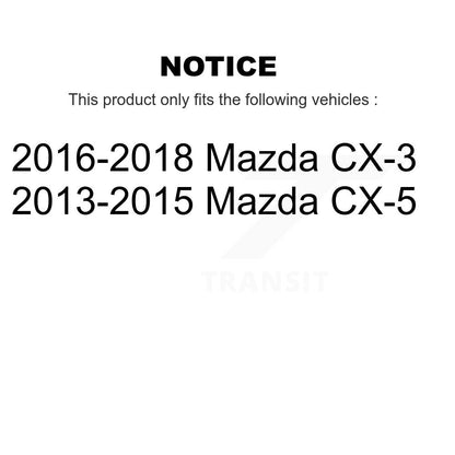Plaquettes de frein à disque arrière en céramique, pour Mazda CX-5 CX-3 CMX-D1624