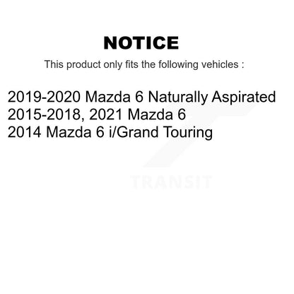 Plaquettes de frein à disque avant en céramique pour Mazda 6 CMX-D1711