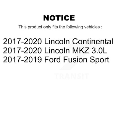Plaquettes de frein à disque avant en céramique, pour Ford Fusion Lincoln MKZ Continental CMX-D1818