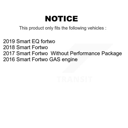 Plaquettes de frein à disque avant en céramique, pour Smart Fortwo EQ fortwo CMX-D1830