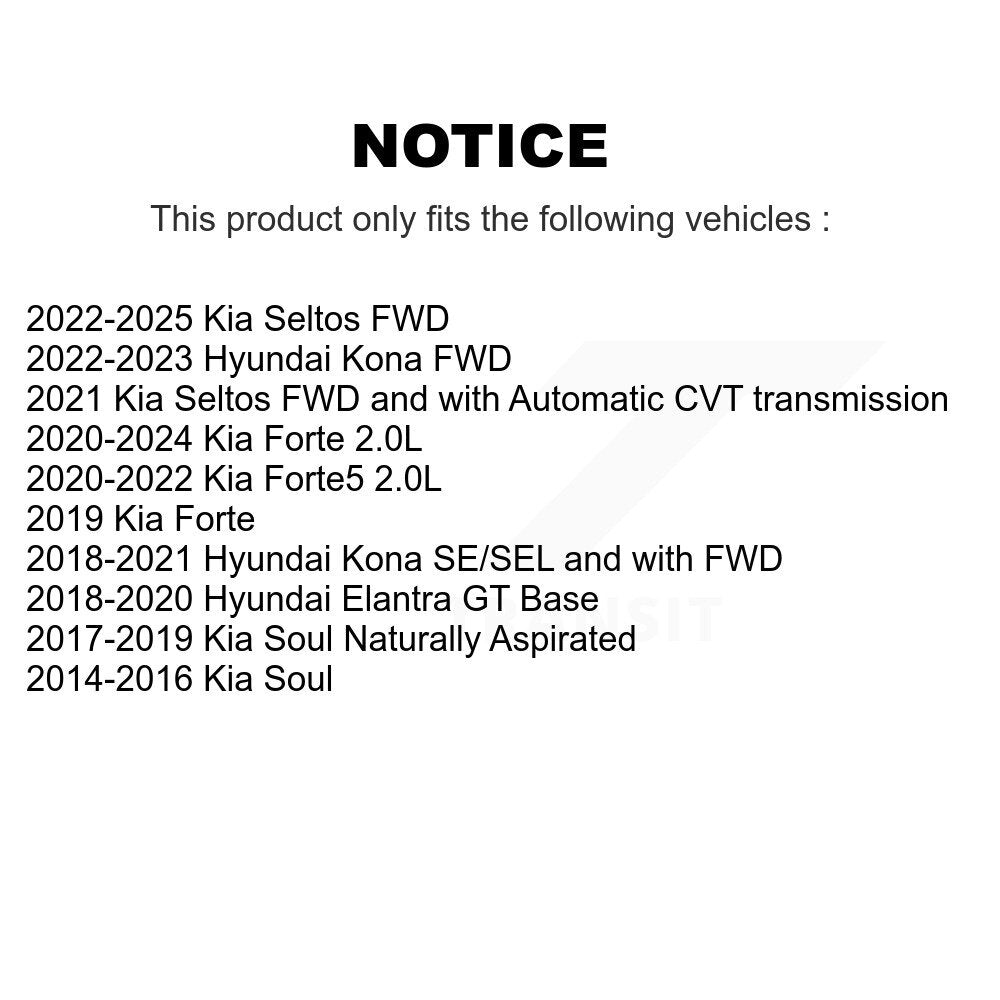 Plaquettes de frein à disque avant en céramique, pour Kia Hyundai Kona Forte Soul Seltos Elantra GT