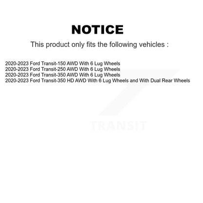 Plaquettes de frein à disque avant en céramique, pour Ford Transit-250 Transit-350 Transit-150 HD