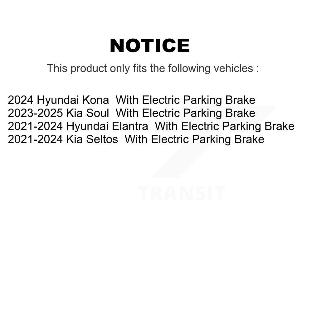 Plaquettes de frein à disque arrière en céramique, pour Hyundai Elantra Kia Seltos 2021 – 2024 CMX-D2373