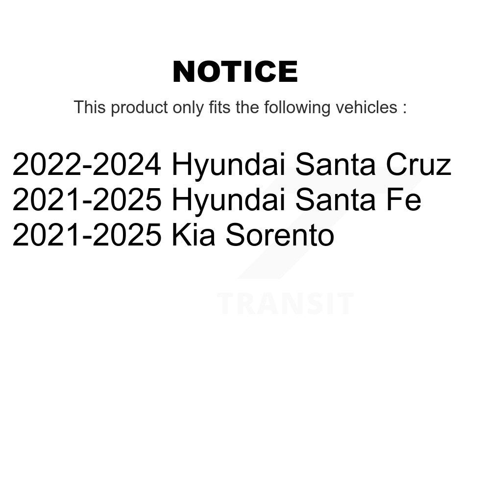 Plaquettes de frein à disque avant en céramique, pour Hyundai Santa Fe Kia Sorento Cruz CMX-D2380