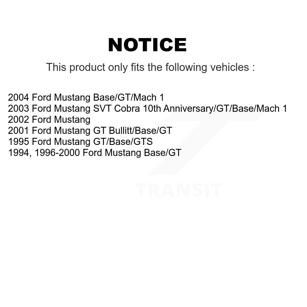 Plaquettes de frein à disque arrière en céramique pour Ford Mustang CMX-D627