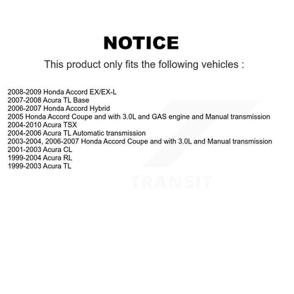 Plaquettes de frein à disque avant en céramique, pour Honda Accord Acura TL TSX CL RL CMX-D787