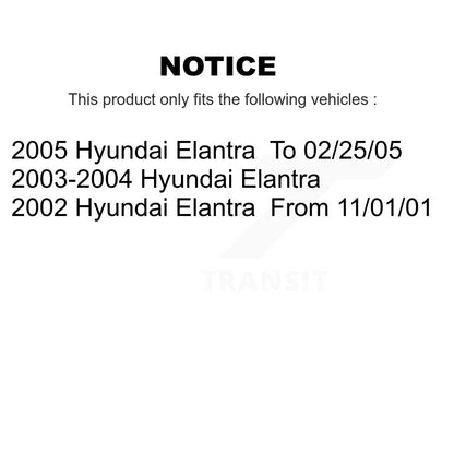 Plaquettes de frein à disque avant en céramique pour Hyundai Elantra CMX-D941
