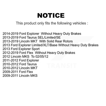 Rotor de frein à disque avant, pour Ford Explorer Flex Taurus Lincoln MKT MKS DS1-680758