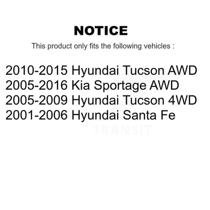 Rotor de frein à disque arrière, pour Hyundai Tucson Kia Sportage Santa Fe DS1-980087