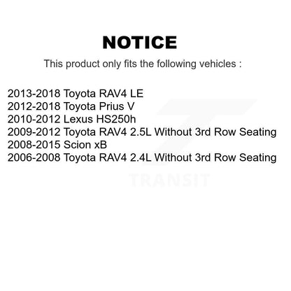 Rotor de frein à disque avant, pour Toyota RAV4 Prius V Scion xB Lexus HS250h DS1-980477