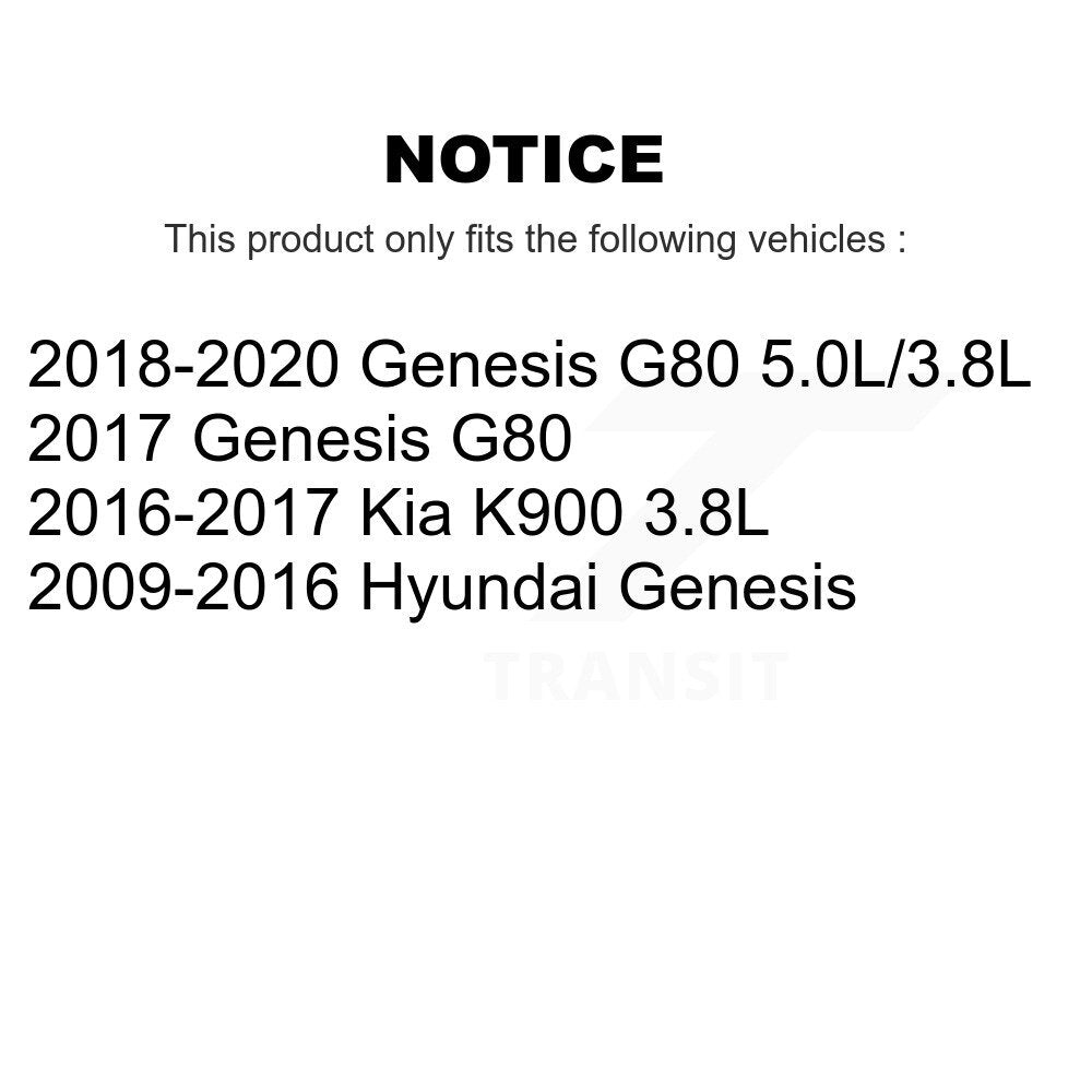 Rotor de frein à disque arrière, pour Hyundai Genesis G80 Kia K900 DS1-980708
