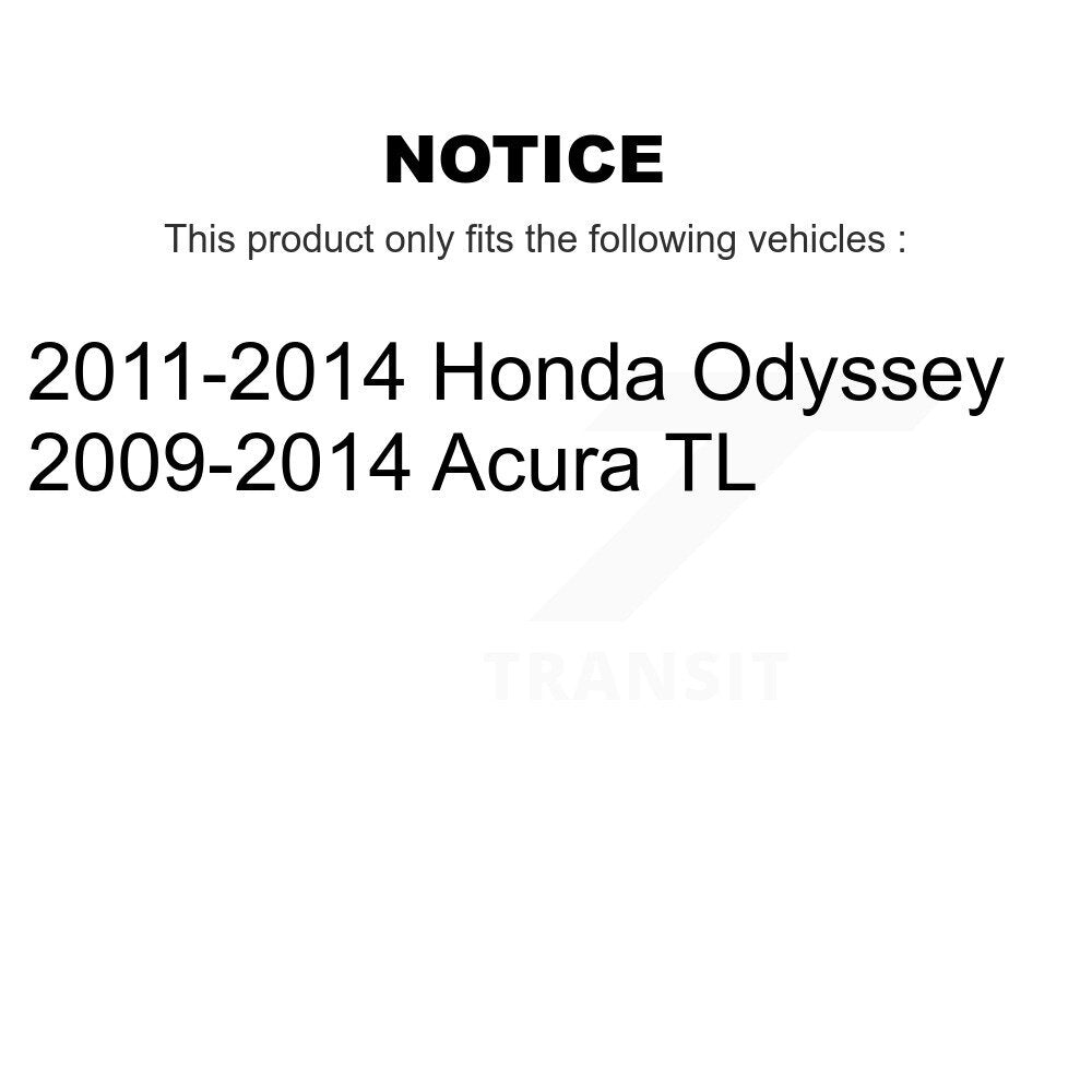 Rotor de frein à disque avant pour Honda Odyssey Acura TL DS1-980738