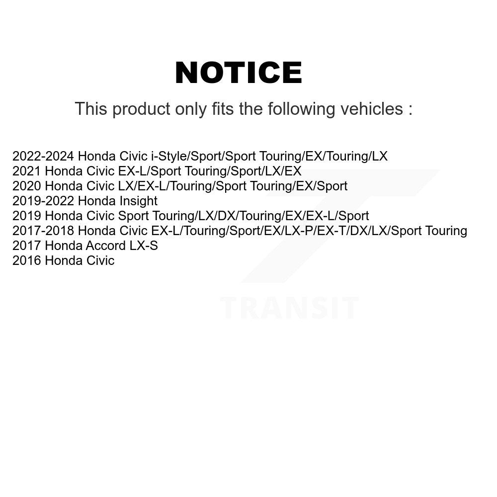Rotor de frein à disque avant pour Honda Civic Accord Insight DS1-982053
