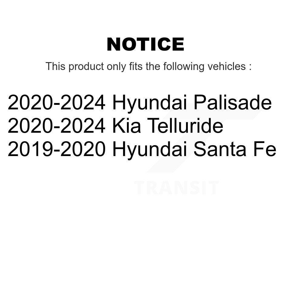 Rotor de frein à disque percé à fente (1 pièce seulement) pour Hyundai Palisade