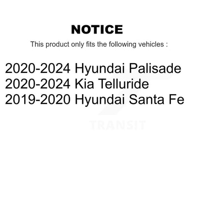 Rotor de frein à disque percé à fente (1 pièce seulement) pour Hyundai Palisade