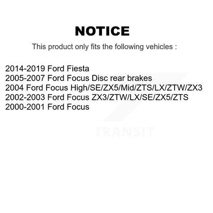 Rotor de frein à disque arrière pour Ford Focus Fiesta GCR-680035