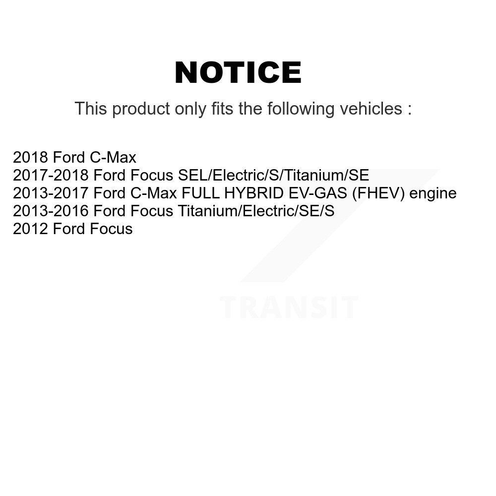 Rotor de frein à disque avant pour Ford Focus c-max GCR-680930
