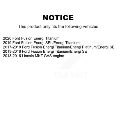Rotor de frein à disque avant pour Ford Fusion Lincoln MKZ GCR-681015