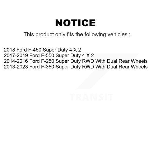 Ensemble moyeu de Rotor de frein à disque avant, pour Ford F-350 Super Duty F-250 F-450 F-550