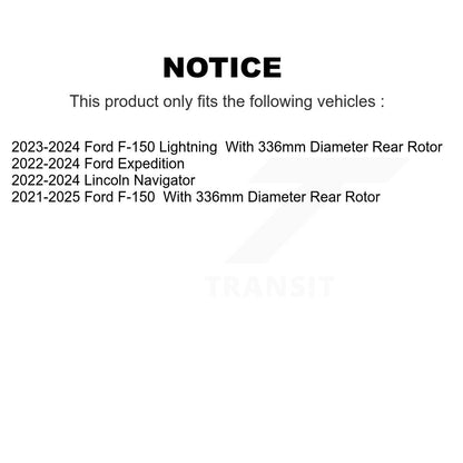 Rotor de frein à disque arrière pour Ford F-150 Expedition Lincoln Navigator GCR-682747