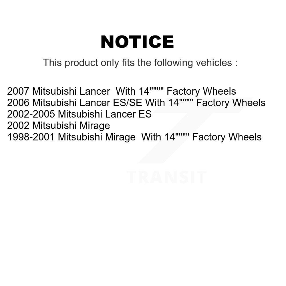Rotor de frein à disque avant pour Mitsubishi Lancer Mirage GCR-96973
