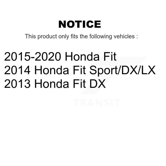 Tambour de frein à revêtement arrière pour Honda Fit GCR-97868