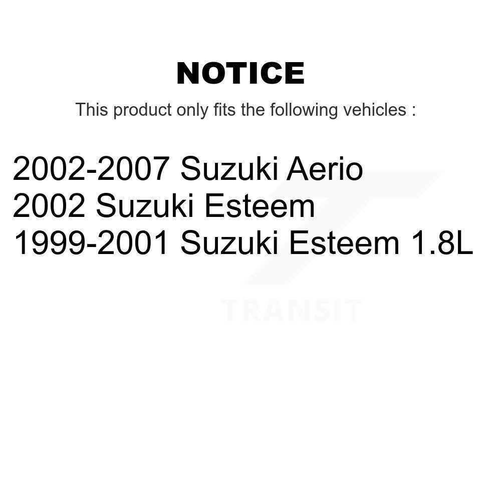 Rotor de frein à disque avant pour Suzuki Aerio estime GCR-980030