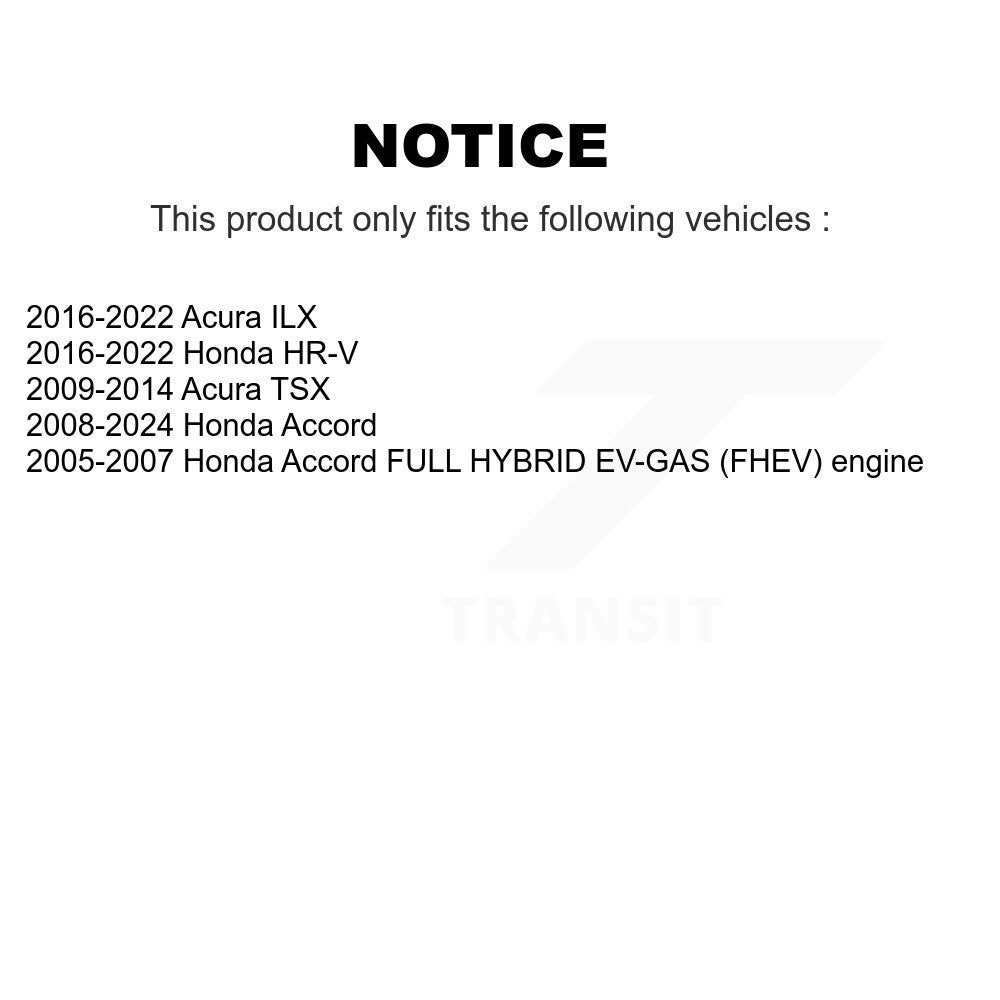 Rotor de frein à disque arrière, pour Honda Accord HR-V Acura ILX TSX GCR-980577