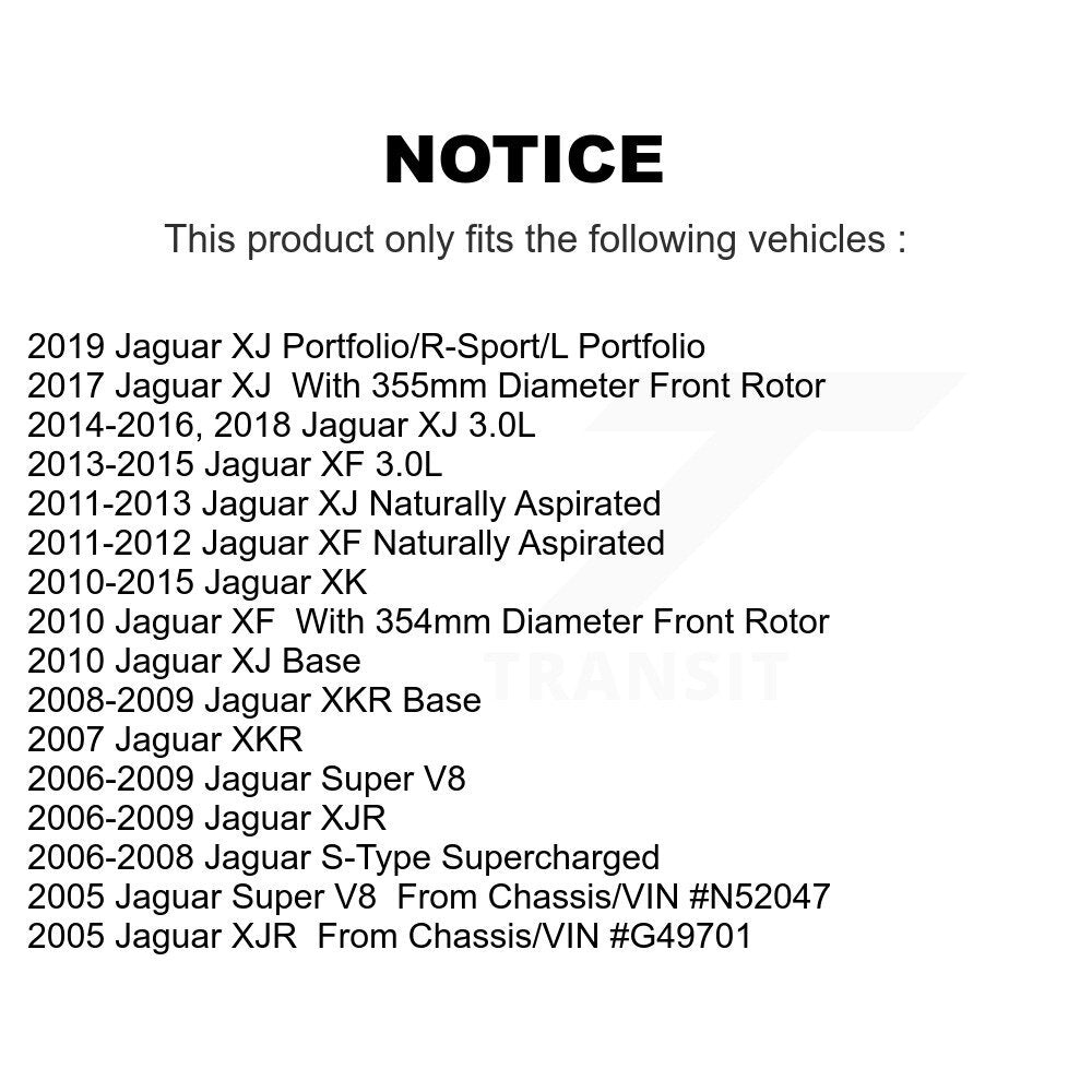 Rotor de frein à disque avant, pour Jaguar XF XJ XKR s-type XK XJR Super V8 GCR-980646