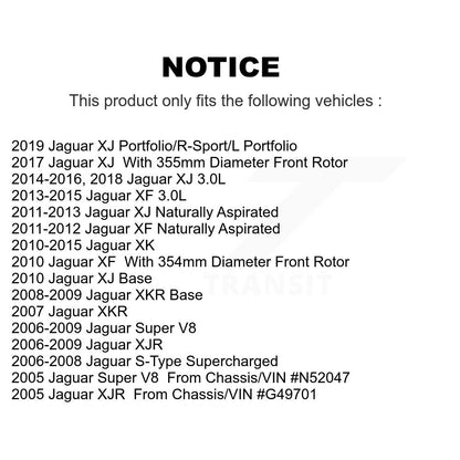 Rotor de frein à disque avant, pour Jaguar XF XJ XKR s-type XK XJR Super V8 GCR-980646