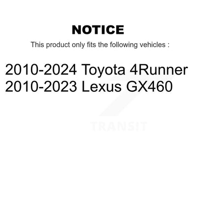 Rotor de frein à disque avant pour Toyota 4Runner Lexus GX460 GCR-980784