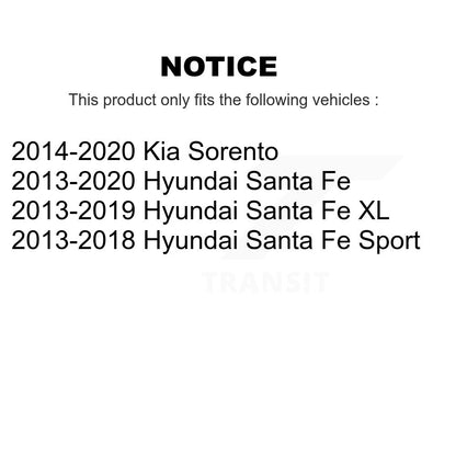 Rotor de frein à disque avant, pour Hyundai Santa Fe Sport Kia Sorento XL GCR-981010
