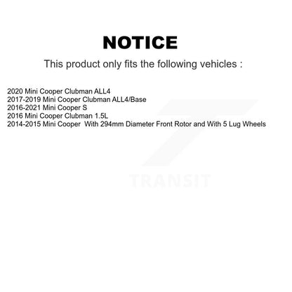 Rotor de frein à disque avant pour Mini Cooper Clubman GCR-981823