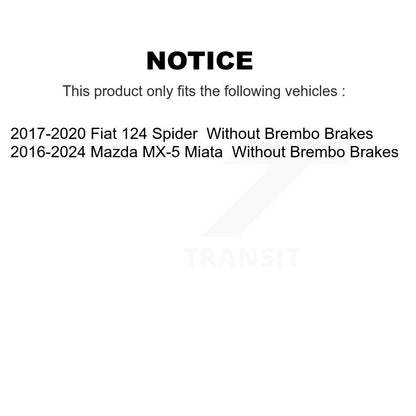 Rotor de frein à disque avant, pour Mazda MX-5 Miata Fiat 124 Spider GCR-982004