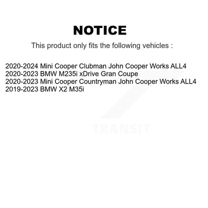 Rotor de frein à disque arrière, pour Mini Cooper Countryman BMW X2 M235i xDrive Gran Coupé