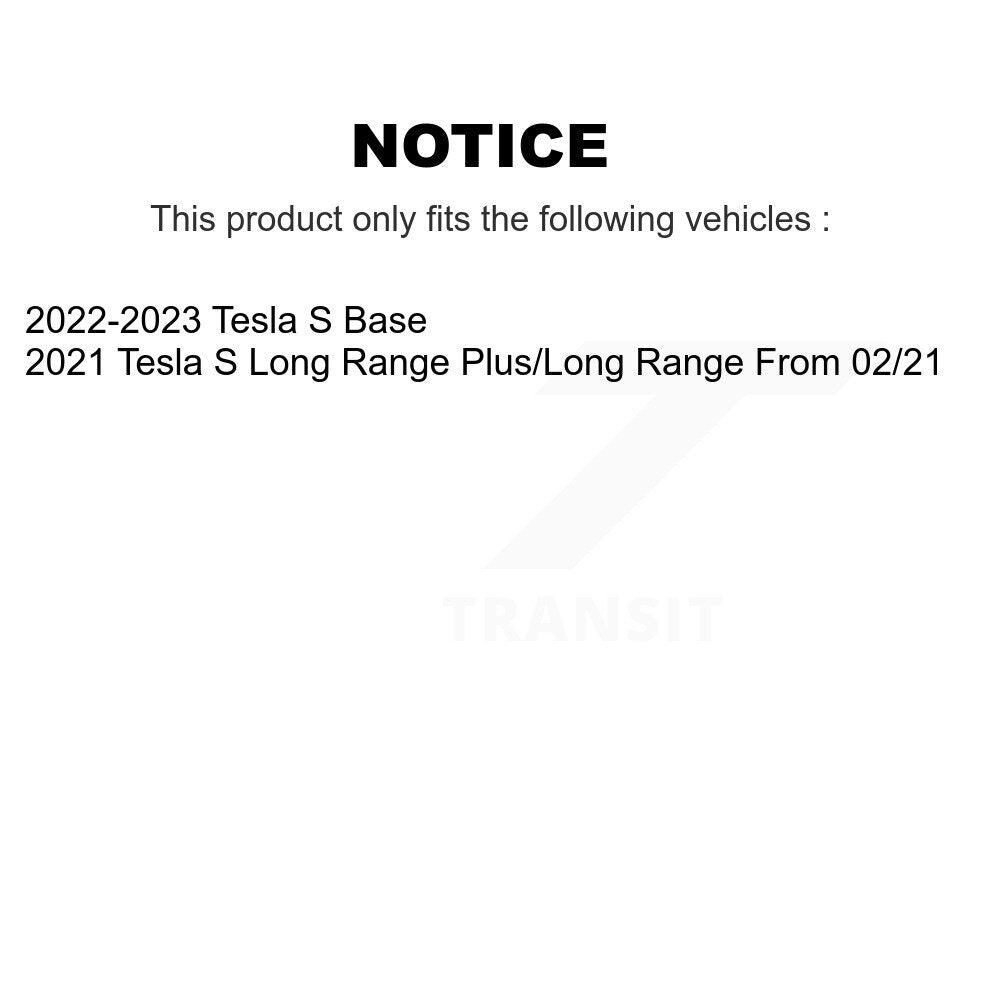 Rotor de frein à disque enrobé avant (1 pièce seulement) pour Tesla S GCR-G8477