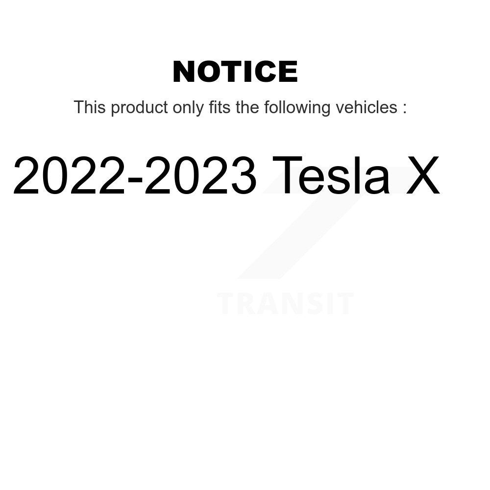 Rotor de frein à disque enrobé avant (1 pièce seulement) pour 2022-2023 Tesla X GCR-G8479
