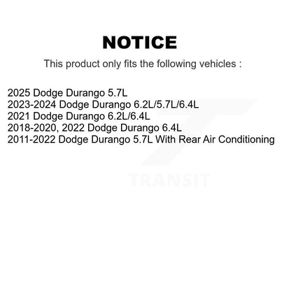 Climatiseur Compresseur AC avec embrayage pour Dodge Durango GLB-CH13418