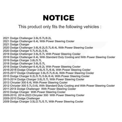 Climatiseur Condenseur AC pour Dodge Chrysler 300 Chargeur Challenger