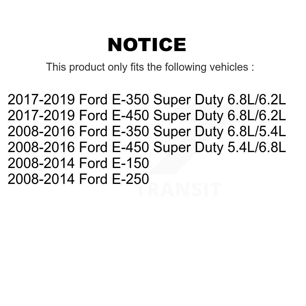 Condenseur de climatisation AC pour Ford E-350 Super Duty E-250 E-150 E-450